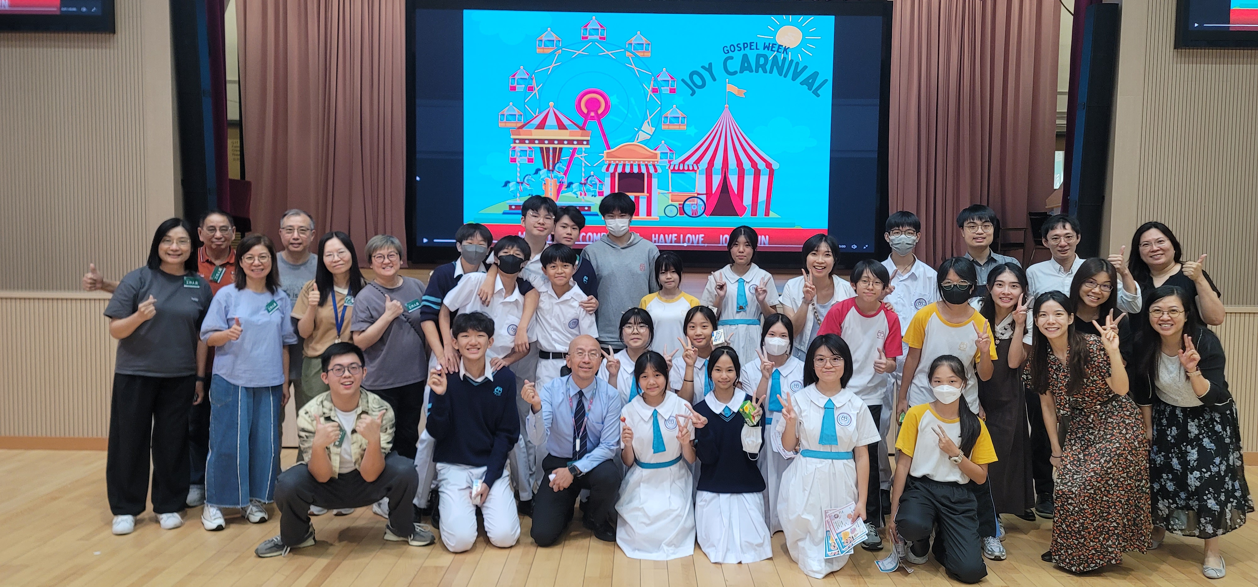 福音周期間舉行攤位活動